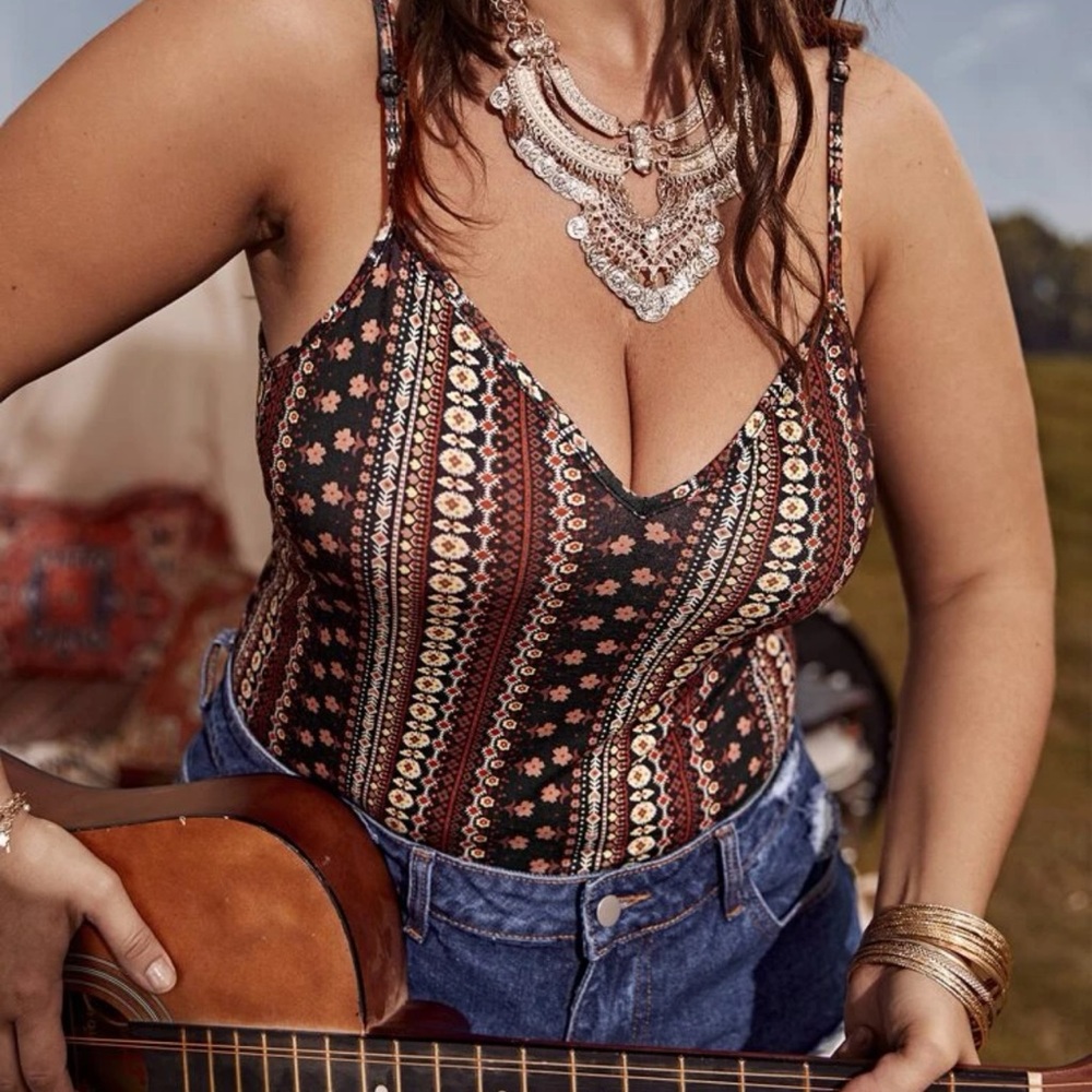 Floral Cami Bodysuit